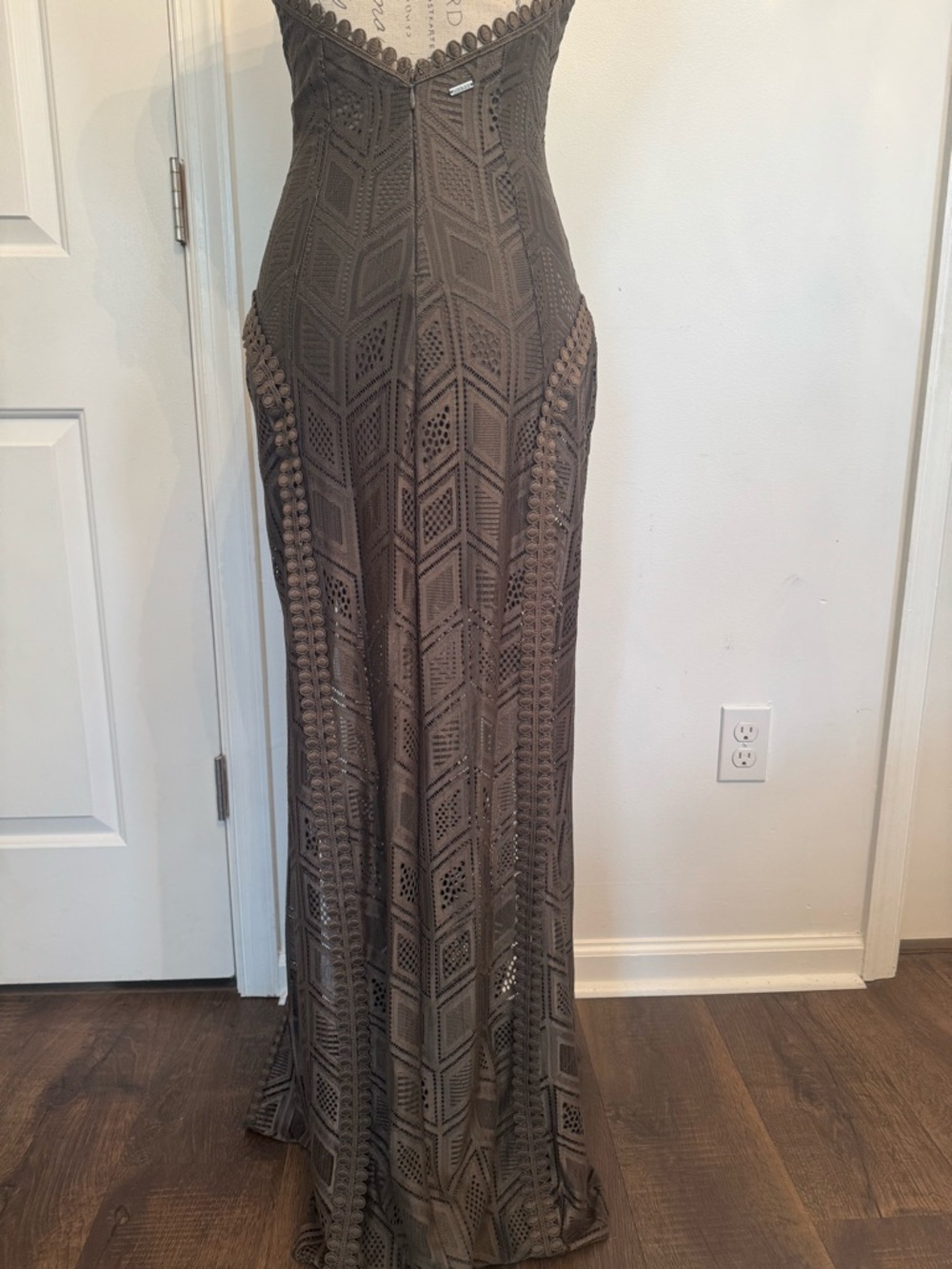 Guess Sleeveless Crochet Maxi Dress - Picture 8 of 9